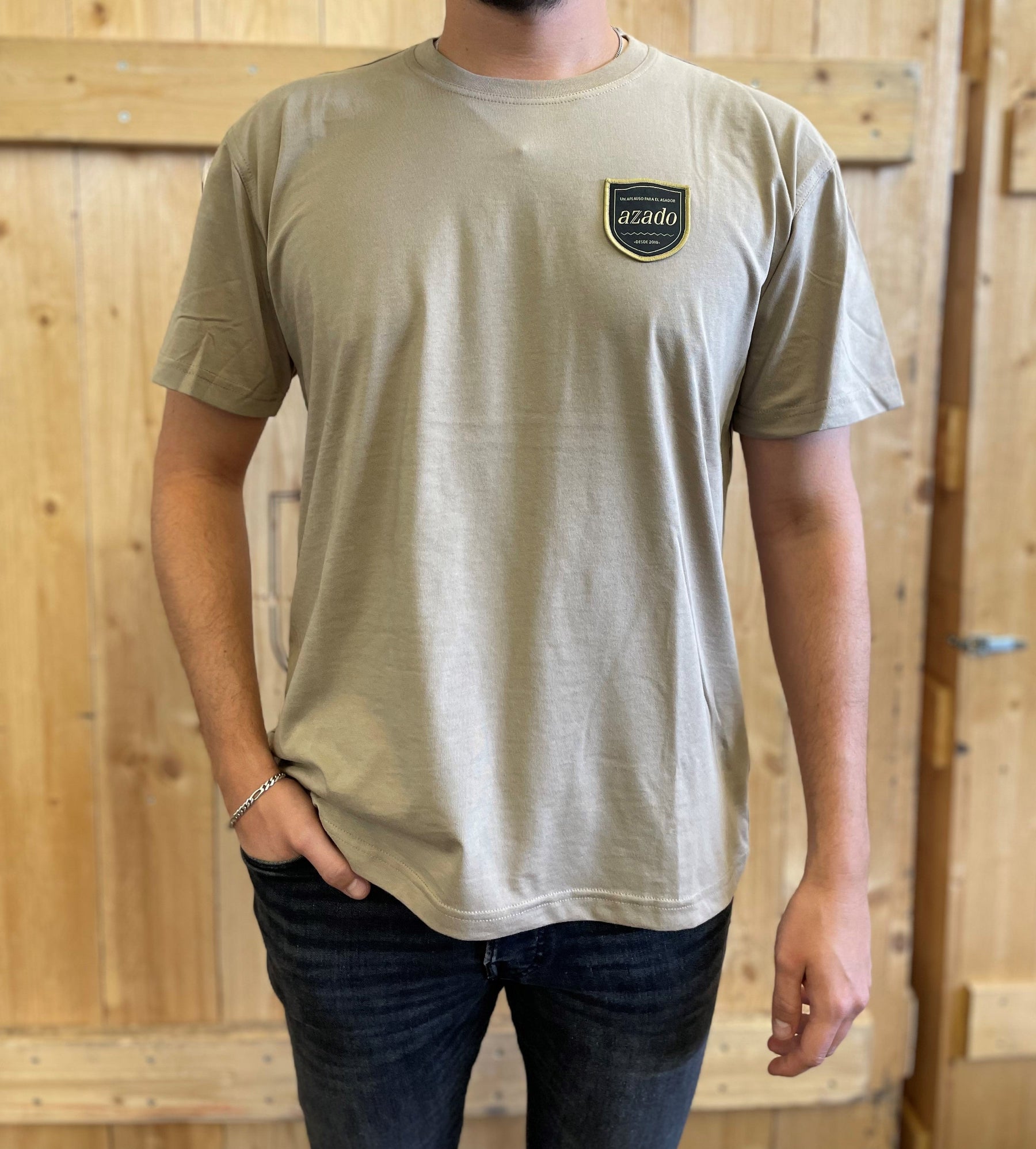azado - T-Shirt khaki