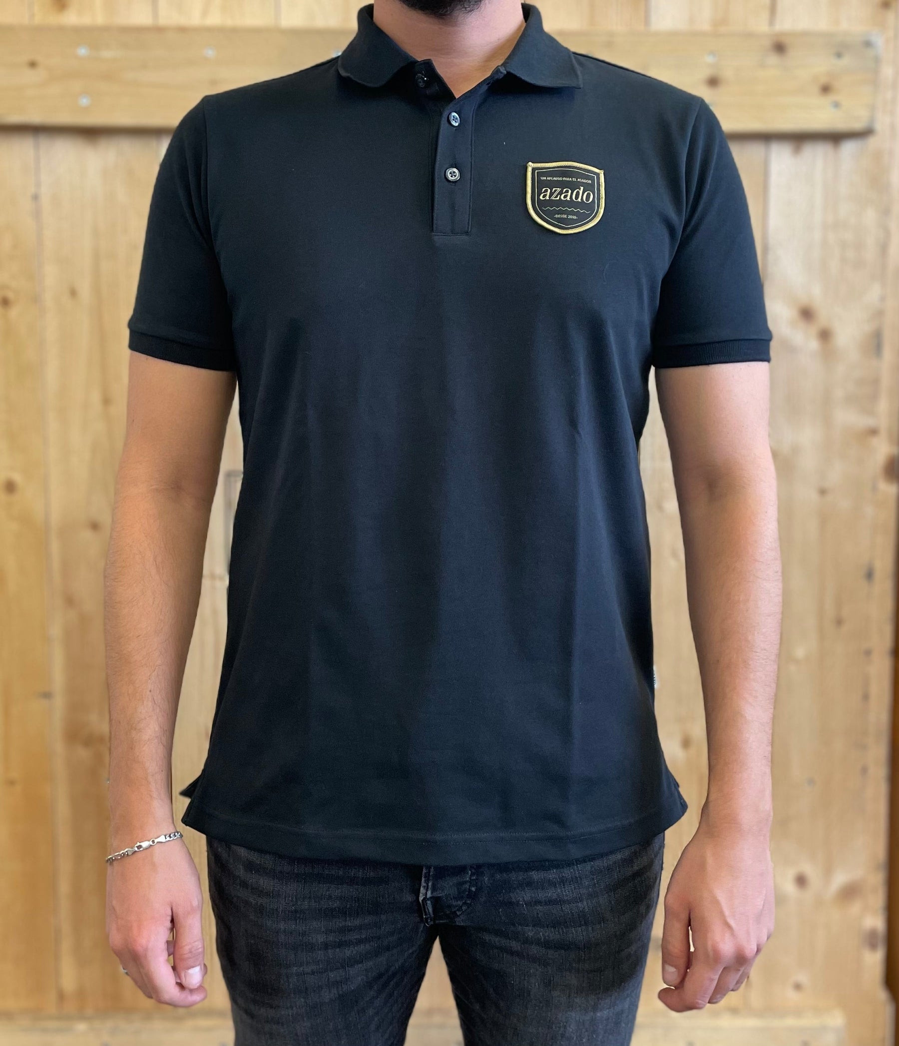azado - Polo Shirt schwarz