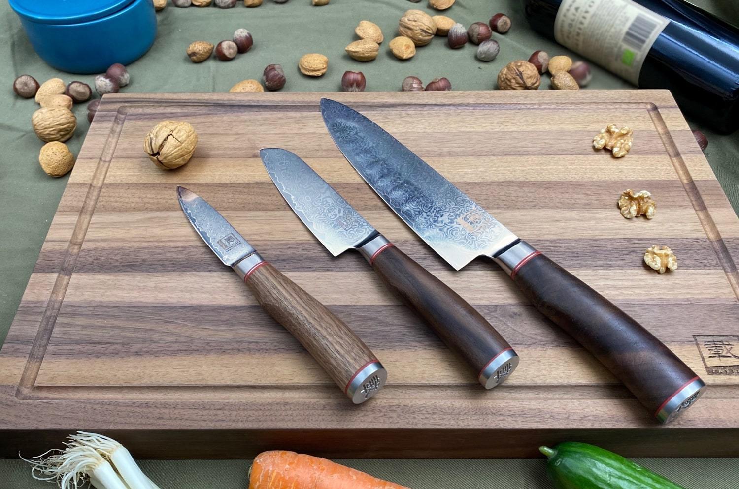 Zayiko 3er Damast Set Nussbaum - Azado AG