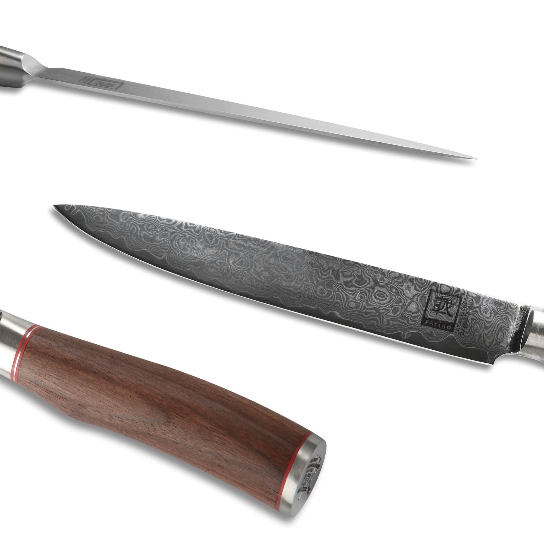 Zayiko Damast Fleischmesser Nussbaum - Azado AG