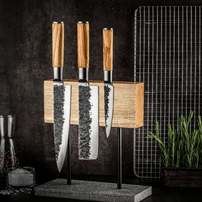 Forged 3er Messerset ( Chefmesser, Hackbeil, Allzweckmesser)