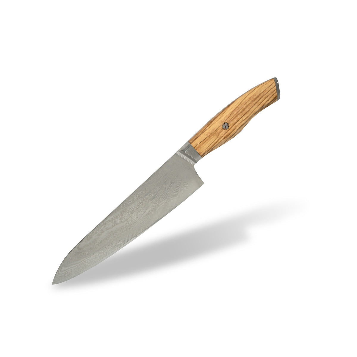 Damast Chefmesser - Geschenkpaket