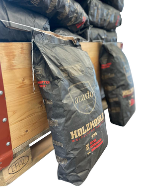 azado Holzkohle Original 4kg (Buchenholz)